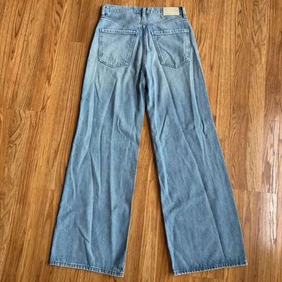 Citizens of Humanity Blue Denim Jeans Paloma Baggy Wide Leg High Rise 26 - Picture 6 of 16